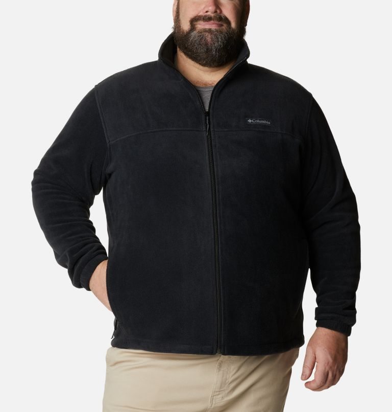 Jachete Din Lână Columbia Steens Mountain 2.0 Full Zip Barbati Negrii | Plus Size CF08M9S1A